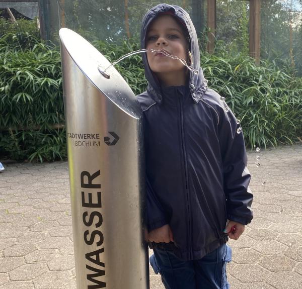 Neuer Trinkwasserbrunnen im Tierpark Bochum