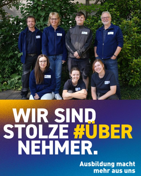 Wir sind #Übernehmer! Wir setzen auf unsere Nachwuchstalente!