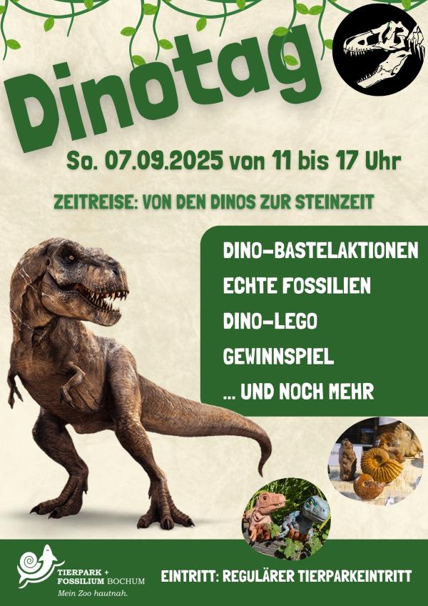 Dino-Fieber im Tierpark + Fossilium Bochum 
